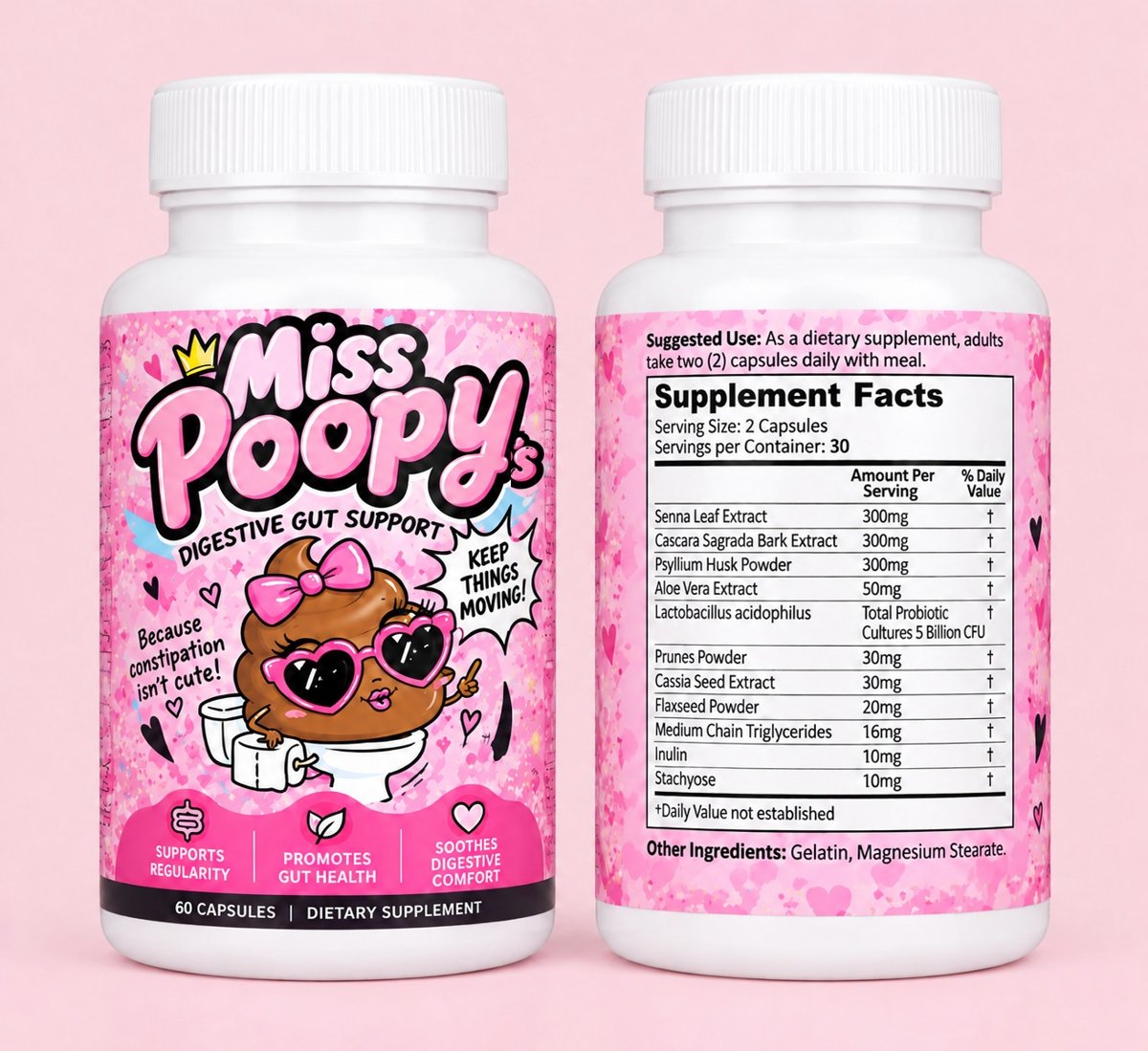 Miss Poopy's bottles